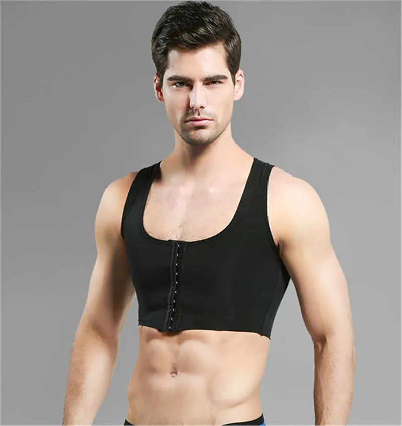 

slimming body shaper chest binder bust shaper trainer belt gynecomastia modeling strap corset compression vest shapewear
