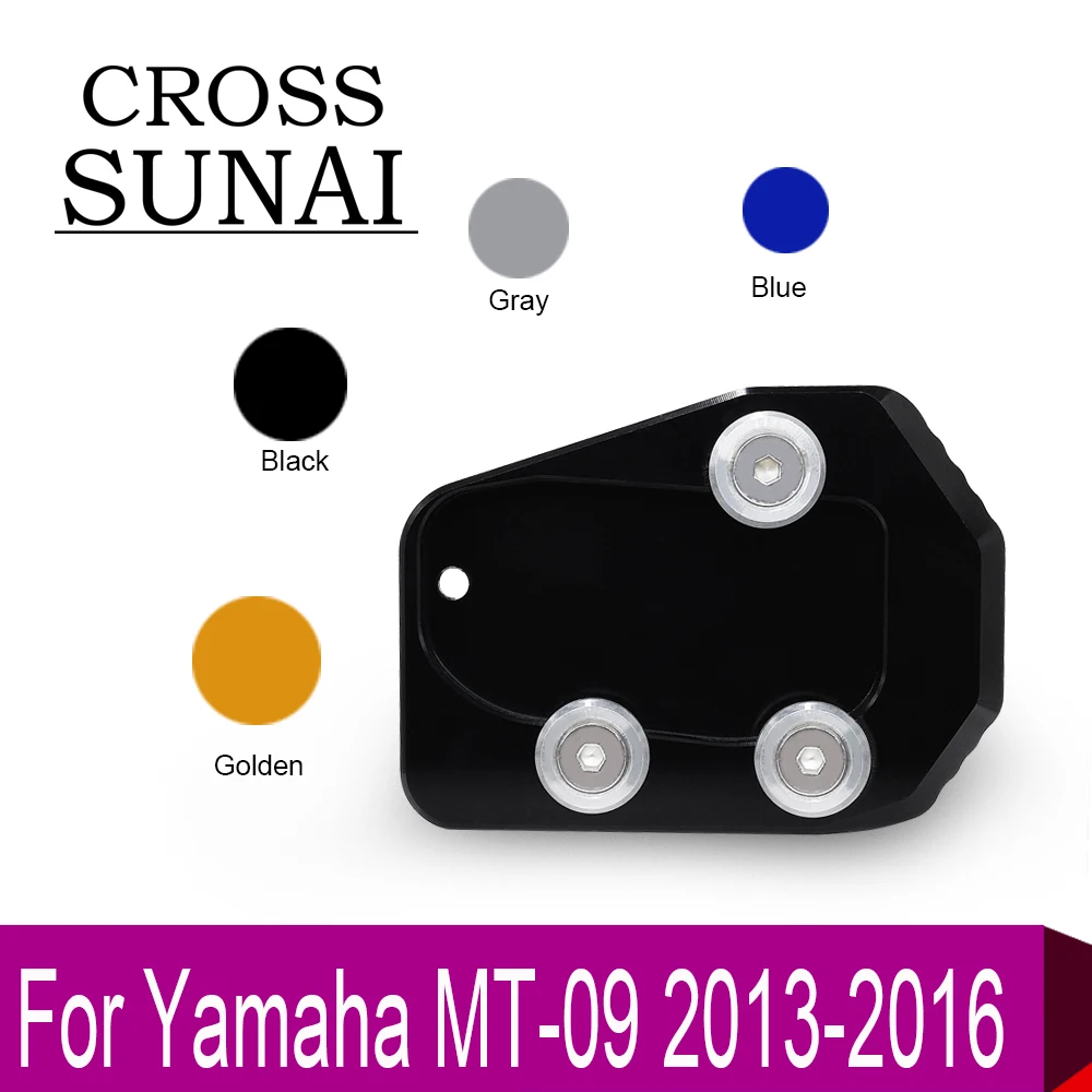 

Motorcycle Side Stand Tripod Foot Kickstand Extension Pad Supporting Plate FOR YAMAHA MT-09 MT09 MT9 FZ09 2013 2014 2015 2016