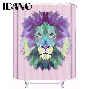 

Pandas Shower Curtain Pattern Customized Bath Shower Curtain Waterproof Polyester Fabric 180x180cm Shower Curtain For Bathroom