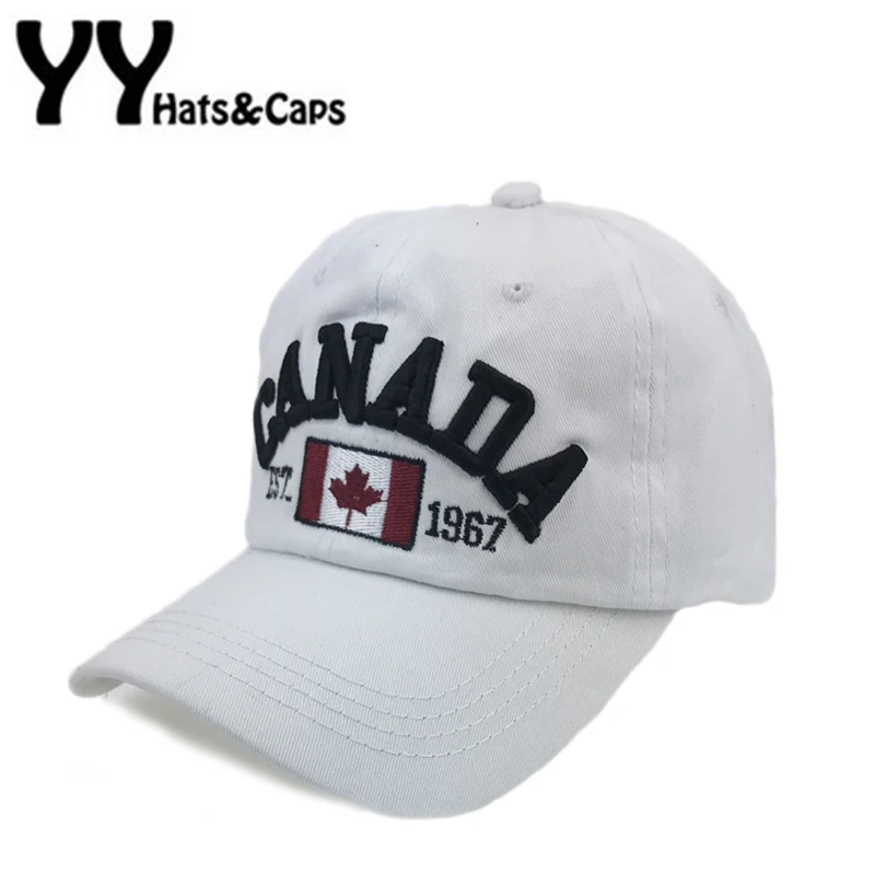Cotton Gorras Canada Baseball Cap Flag Of Canada Hat Snapback Adjuatable Mens Leisure Hat