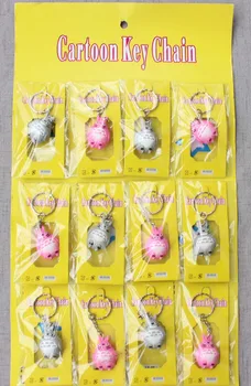 

Fashion Keychains Cute Key Chain Ring Anime Totoro Keychain Creative Trinket Charm Women Girl Kids Keyring