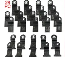 28 pcs saw blades for oscillating multi tools as FEIN multimaster,Dremel power tool,best for cutting wood metal,free shipping