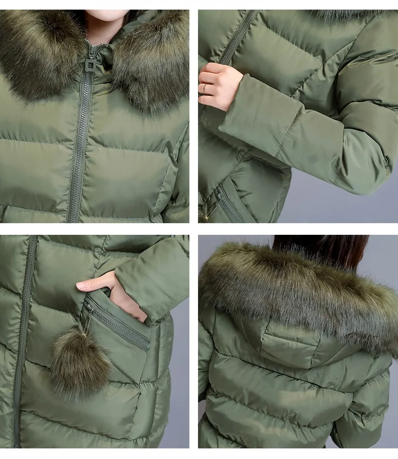 YAGENZ Парка женская зимняя куртка длинная хлопковая повседневная меховая куртка с капюшоном женские теплые зимние парки Женское пальто плюс размер пальто 202
