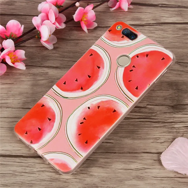 For ZTE Nubia Z17 mini Case 5.2 TPU Cover Ultra Thin Cartoon Flower Fruit Soft Silicone Skin Capa for Nubia Z17 mini Phone Case (18)_