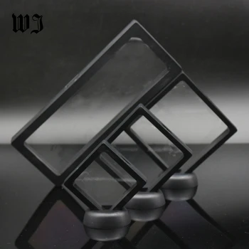

PET Elastic Membrane Ring Pendant Necklace Bracelet Earring Pearl watch Gem Stones Jewelry Storage Packing Display Case 4pcs/set