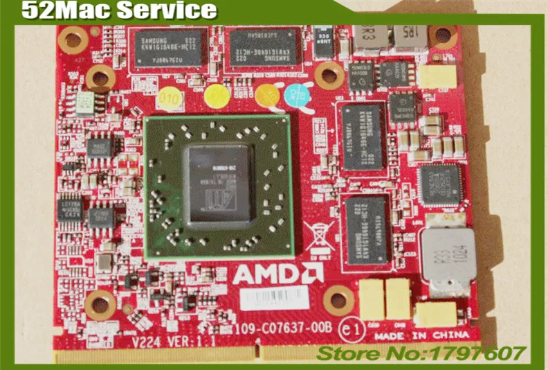 11S11011998 For Lenovo MXM3.0 B505 B500 B510 HD5850 1G HD5850 Video Graphic Card