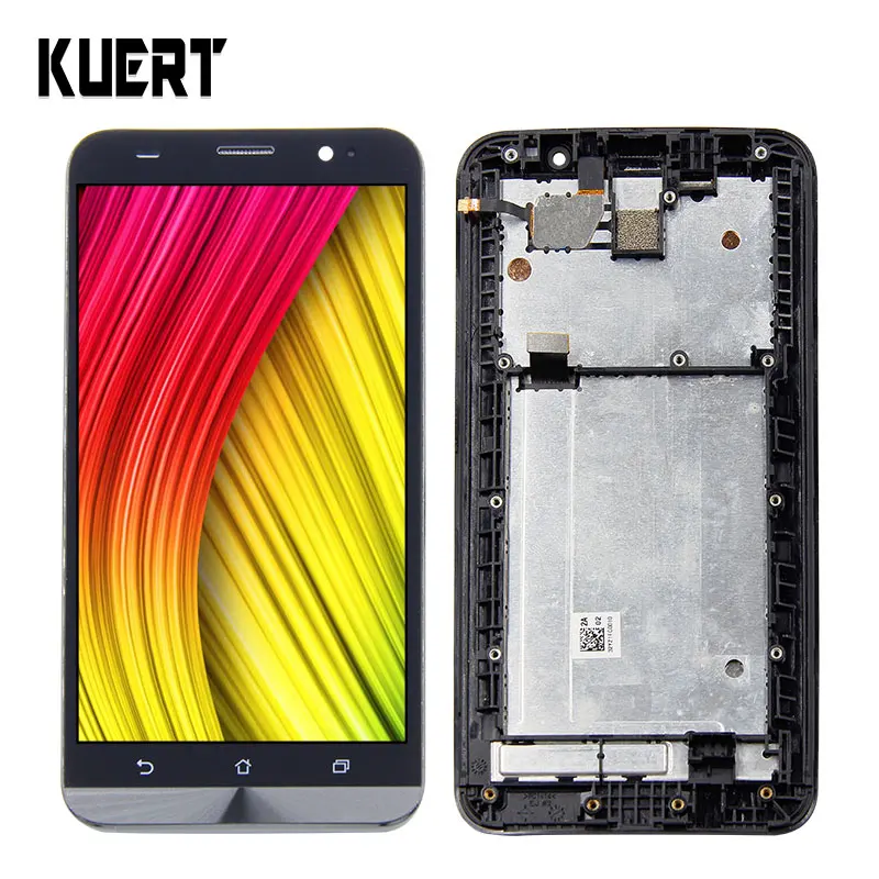 

High Quality For Asus Zenfone 2 ZE550ML Z008D LCD Display Digitizer Touch Screen Sensor Assembly with Frame 1280*720