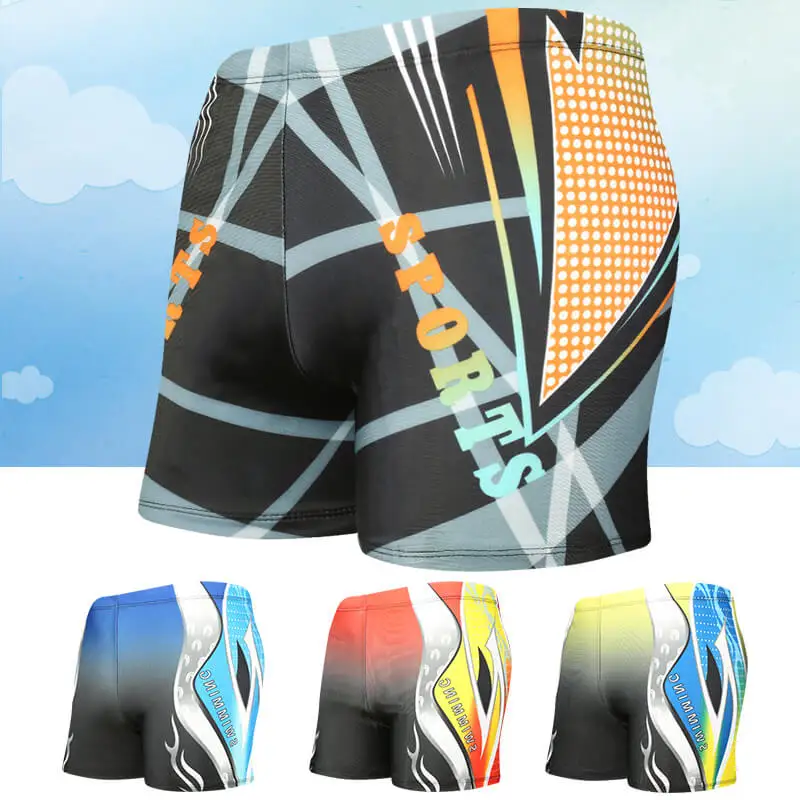 

Summer Beach Short Trunks men loose and comfortable Swimwear Polyester Wave Swimsuit beach suit quick-dry Swimming Underwear