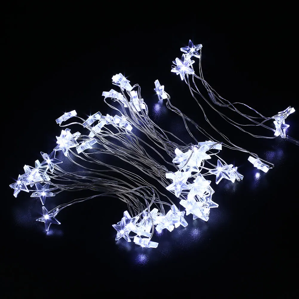 

5M 50LEDs Stars String Fairy Lights Chain Lamps Christmas Party Garden Decor