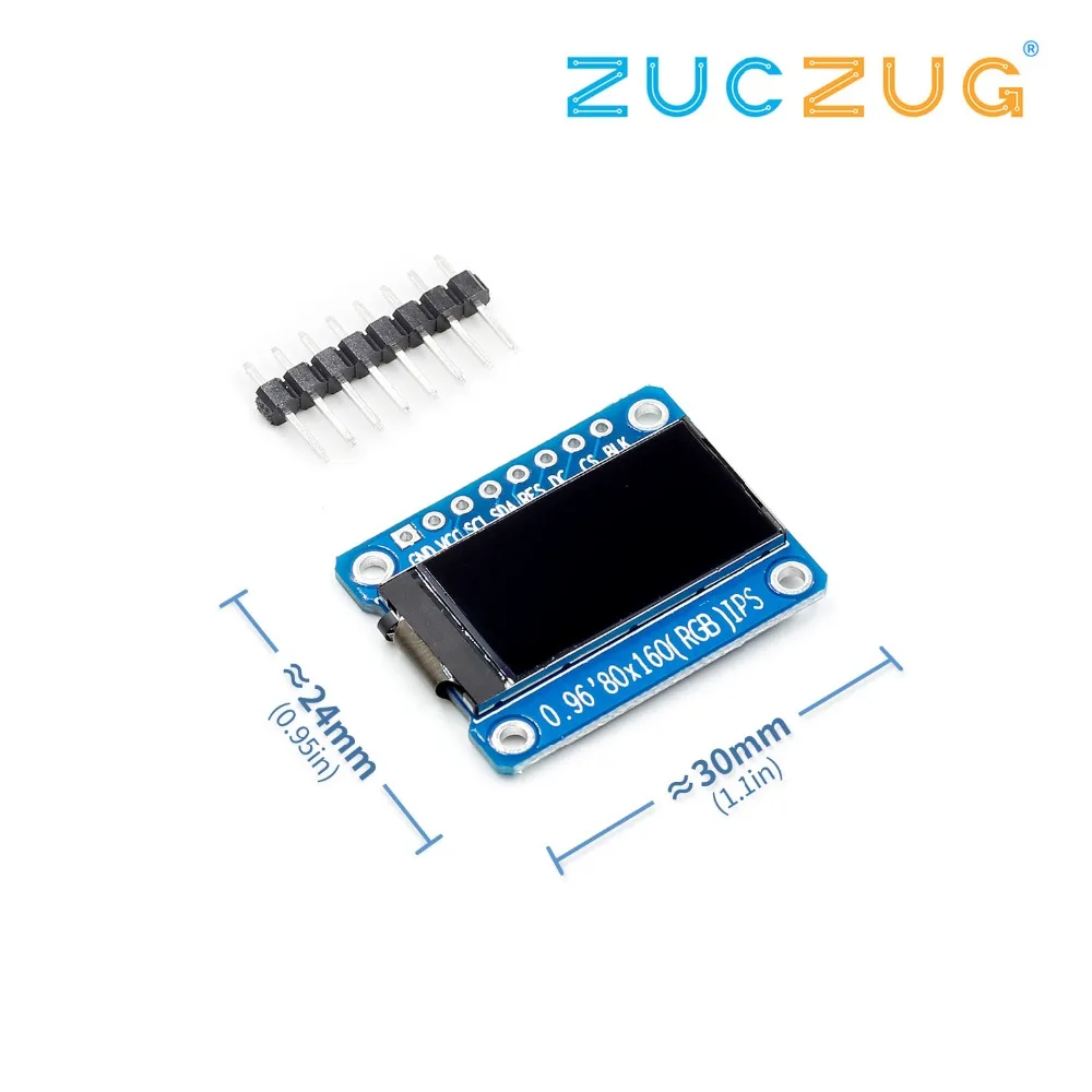 

0.91 Inch 128x32 SPI Port Blue OLED LCD Display DIY Oled Module SSD1306 Driver IC DC 3.3V-5V For Arduino PIC