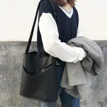 Модная женская сумка большой емкости на одно плечо женская композитная Сумка Простой стиль Офисная Женская сумка-мешок xilin85