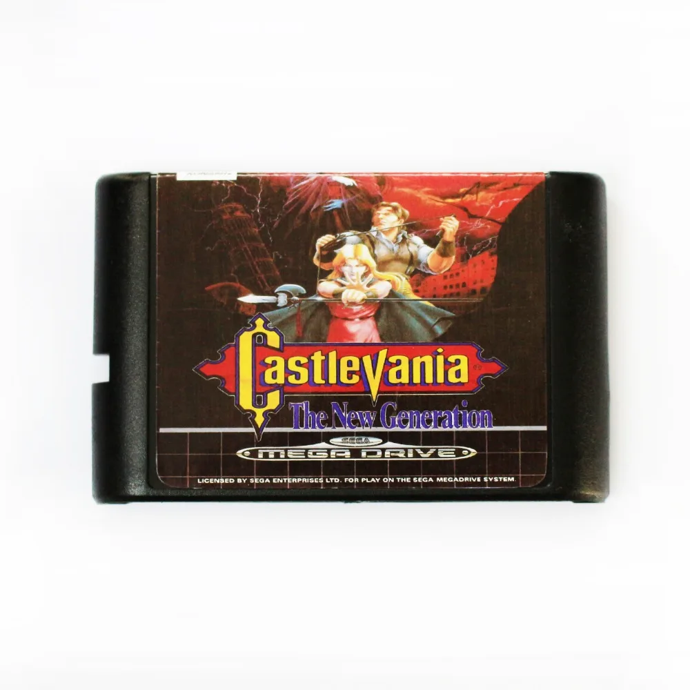 Castlevania нового поколения 16 бит MD карточная игра для Sega игры SEGA Mega Drive Genesis |