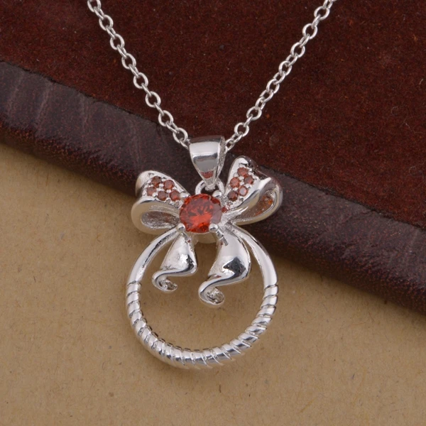 wholesale silver plated Fashion jewelry chains necklace pendant WN-1476 | Украшения и аксессуары