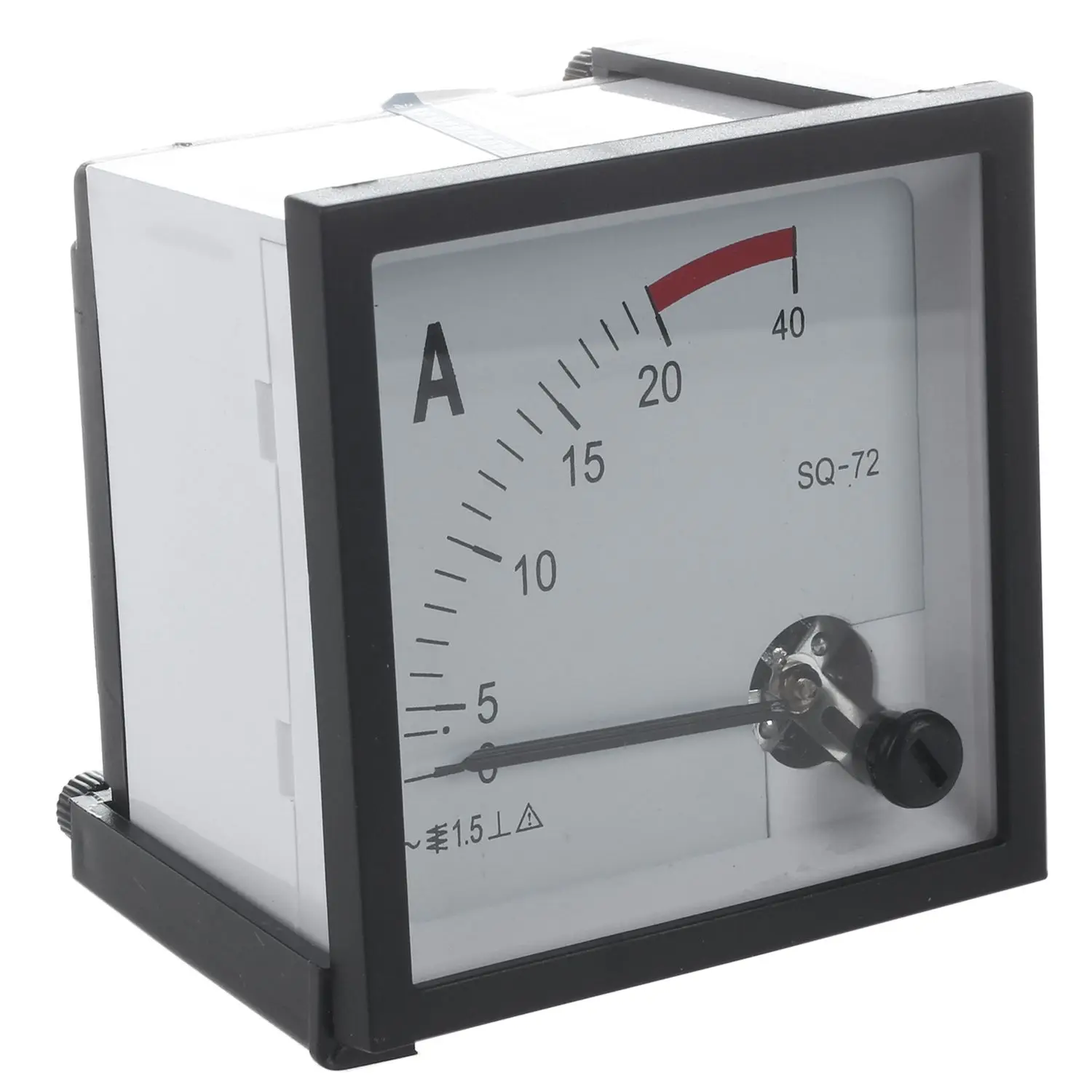 GTBL AC 0 20A Current Testing Analog Panel Meter Ammeter, Squarein