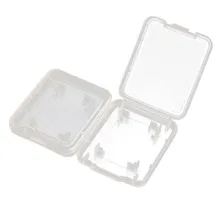 Sd-карта прозрачный чехол Часть 10 sd-карта в коробка для SD карты, SDHC карта