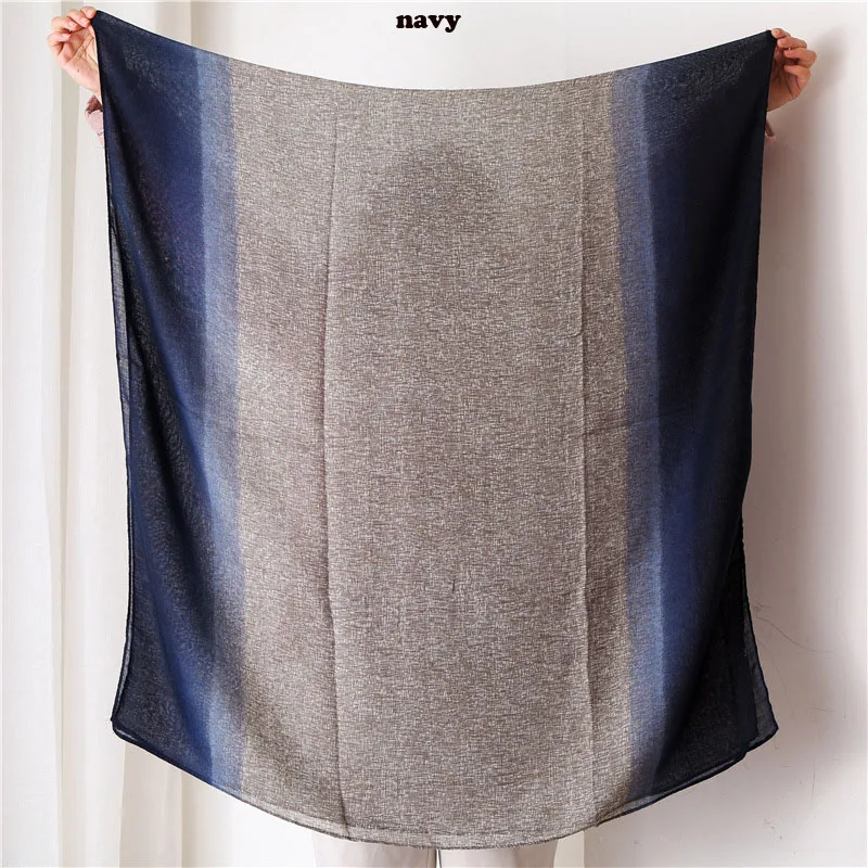 

Women Ombre Pattern Printed Scarf Cotton Scarf Shawls 3Colors 10pcs/lot