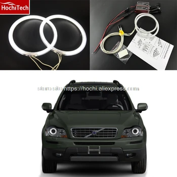 

HochiTech WHITE 6000K CCFL Headlight Halo Angel Demon Eyes Kit angel eyes light for Volvo XC90 2010 2011 2012 2013