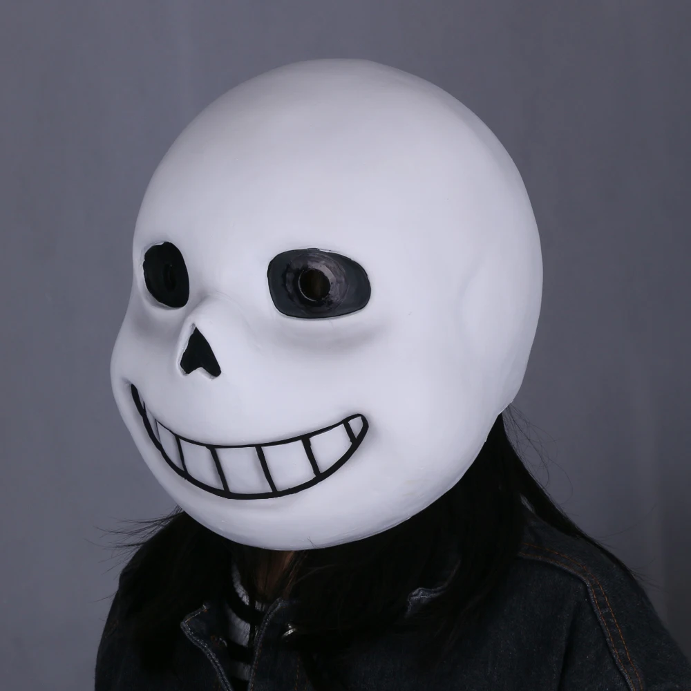 11 Halloween Costume Cosplay Movie Game Prop Mask Sans Undertale Helmet Hard Latex Cosplay Sans Papyrus Helmet Full Head Masks (7)