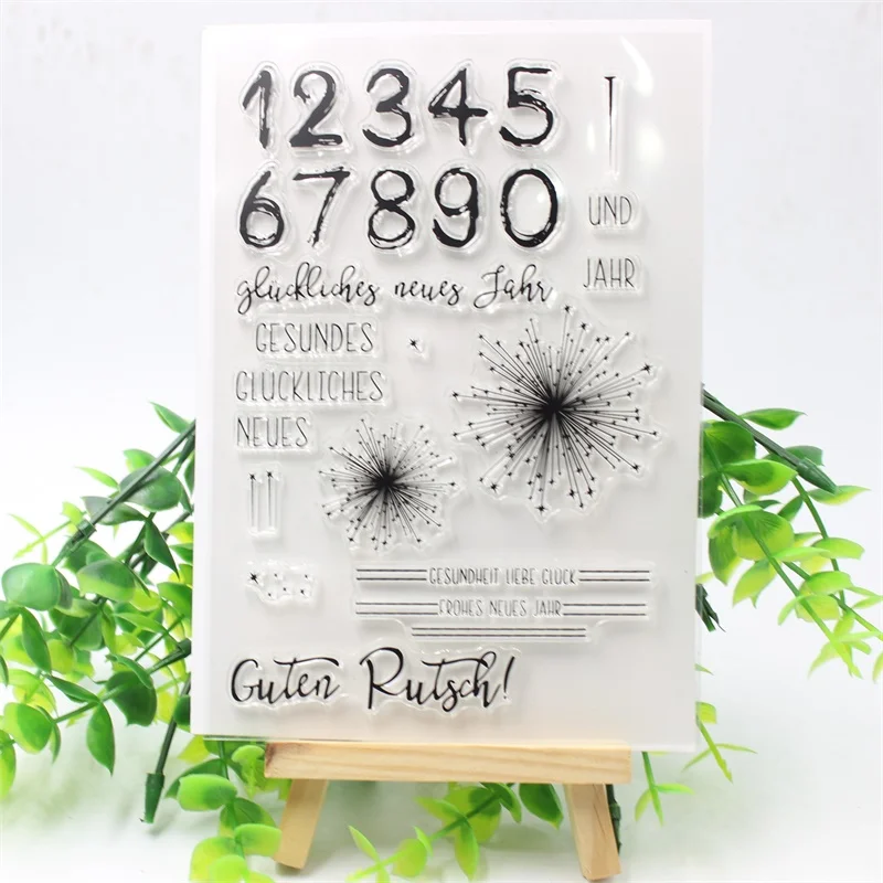 

YPP CRAFT Fireworks Transparent Clear Silicone Stamp/Seal for DIY scrapbooking/photo album Decorative clear stamp sheets 309