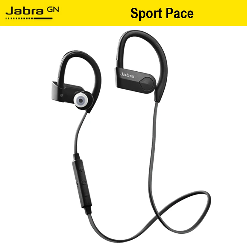 

Jabra Sport Pace Wireless Bluetooth Sports Running Earphones Sweat Shock Resistant Superior Sound In-Ear Headset With Microphone