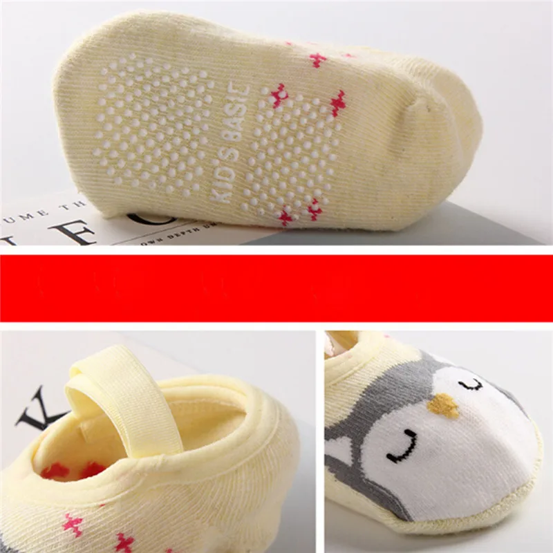 PUDCOCO 1Pairs Toddler Sock Shoe Soft Baby Non-Skid Slipper Anti-Slip Infant Girl Boy