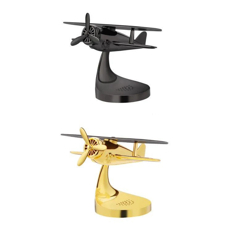  Car Aroma Diffuser Car Aromatherapy Solar Aircraft Decoration Air Freshener Aromatherapy