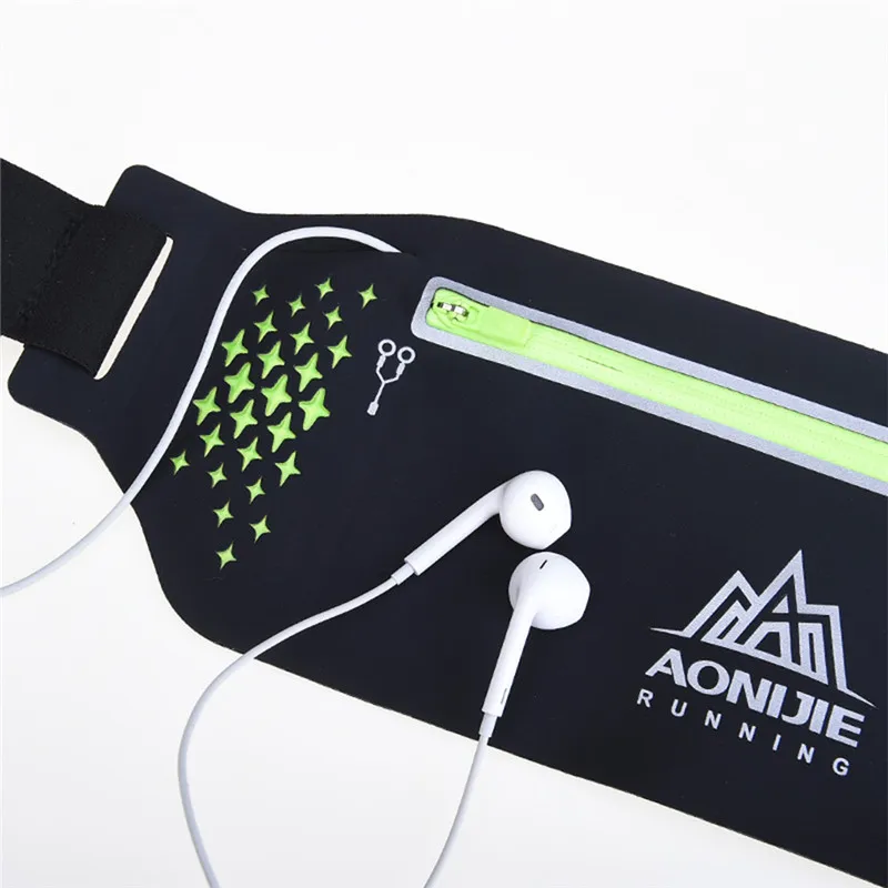 AONIJIE Running Bag Waist Pack Belt Outdoor Sport Jogging Marathon Lightweight Tight Phone Waist Pocket Men Women