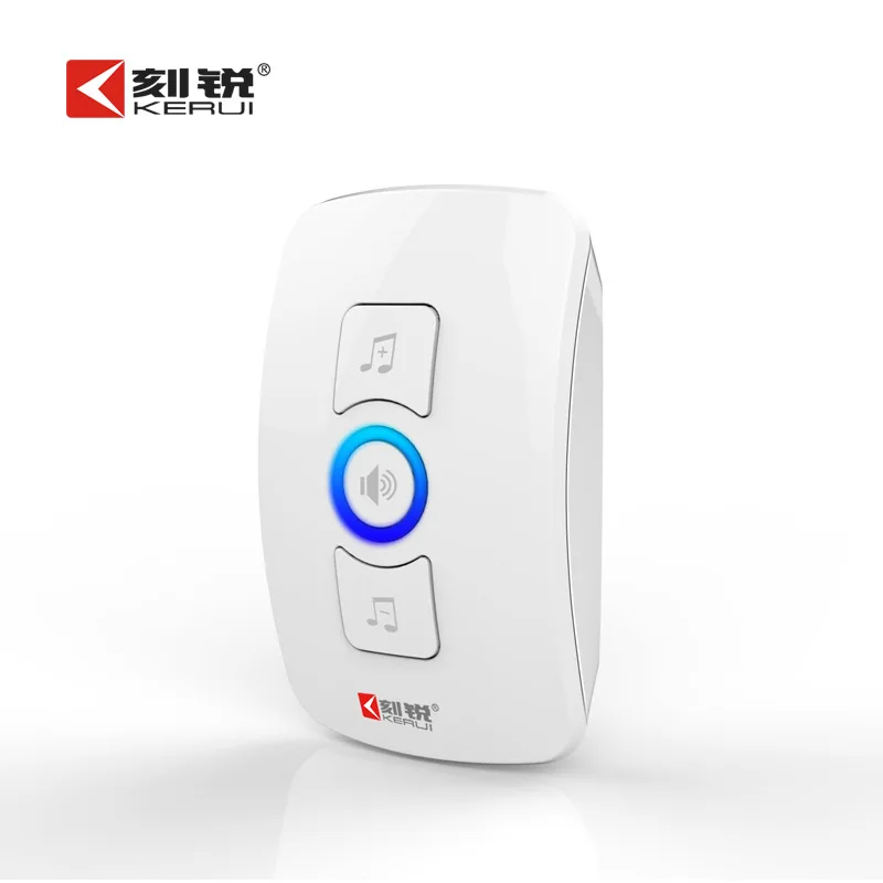 

EU/US/UK Plug 32 Songs Optional Waterproof Touch Button Smart Home Welcome Doorbell Alarm Intelligent Wireless Doorbell