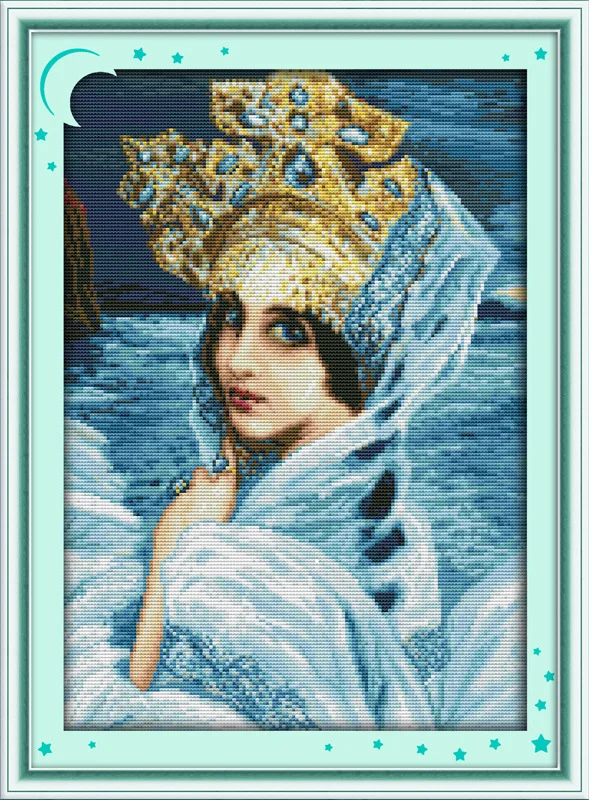 

The Beautiful Swan Princess Printed Canvas DMC Counted Chinese Cross Stitch Kits printed Cross-stitch set Embroidery Needlework