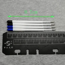 9,7 см высококачественные заправки синие и черные чернила заправка металла Изысканная шариковая ручка Замена заправок офисные школьные принадлежности