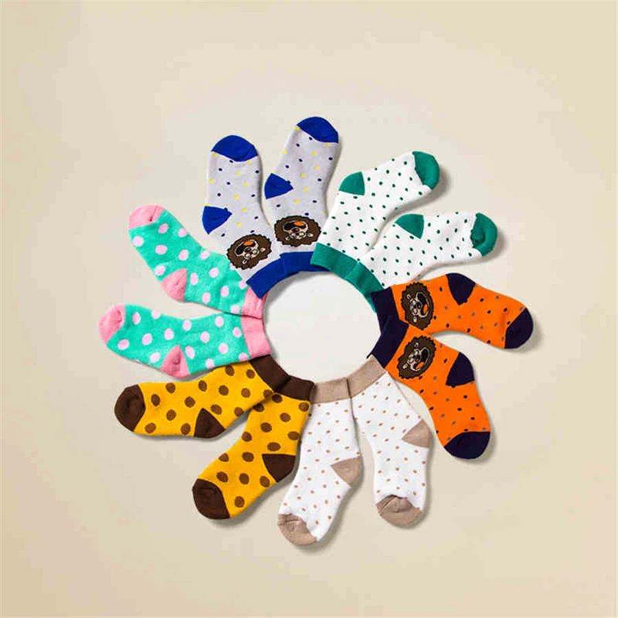 2017 New Dot Baby Kid Cotton Warm Socks Anti Slip Boys Girls Cute Sock