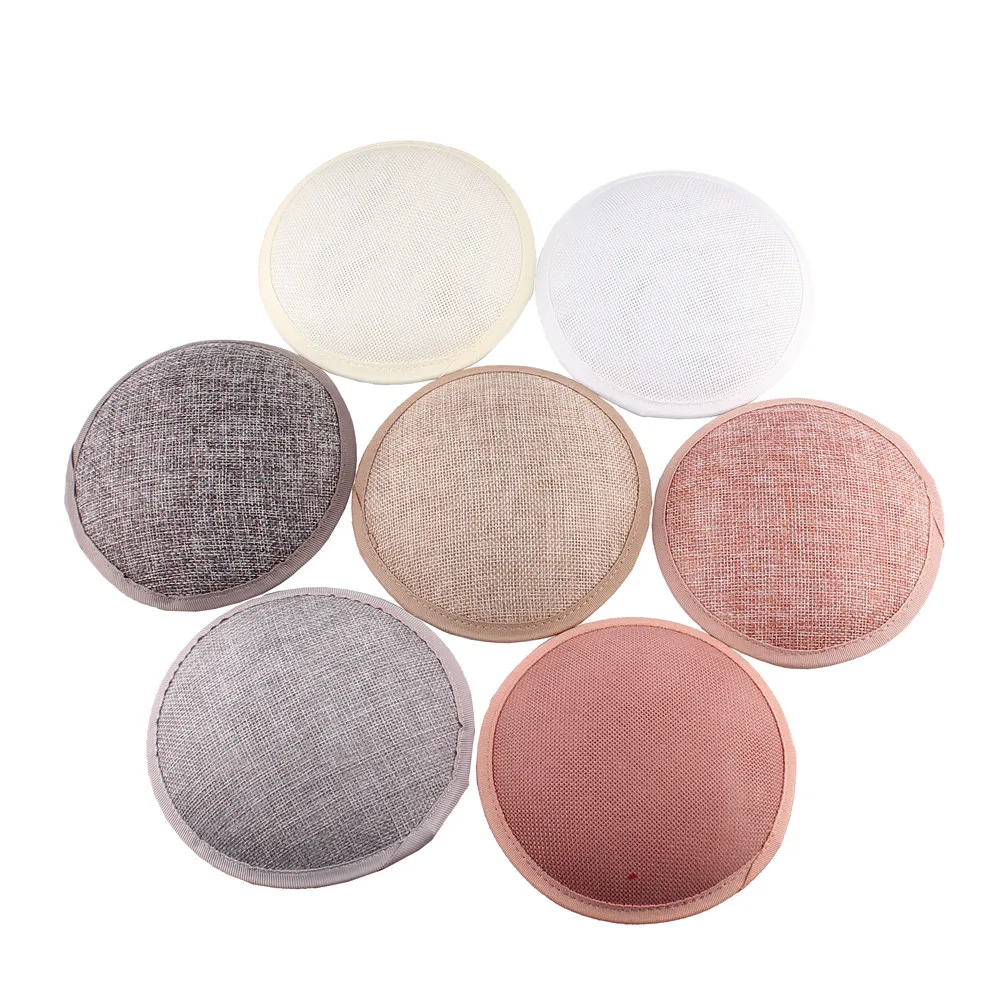 

13CM red imitation SINAMAY fascinator base making nice purple party hat DIY hair accessories cocktail headpieces 2019 New