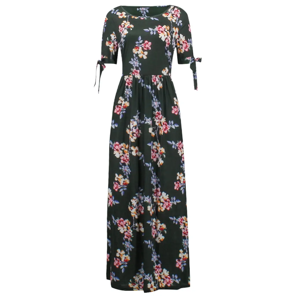 ARLONEET pregnancy dress Womens Nursing Pregnancy Dress Floral Printing Maternity Long Dress photography dress Clothing vestido