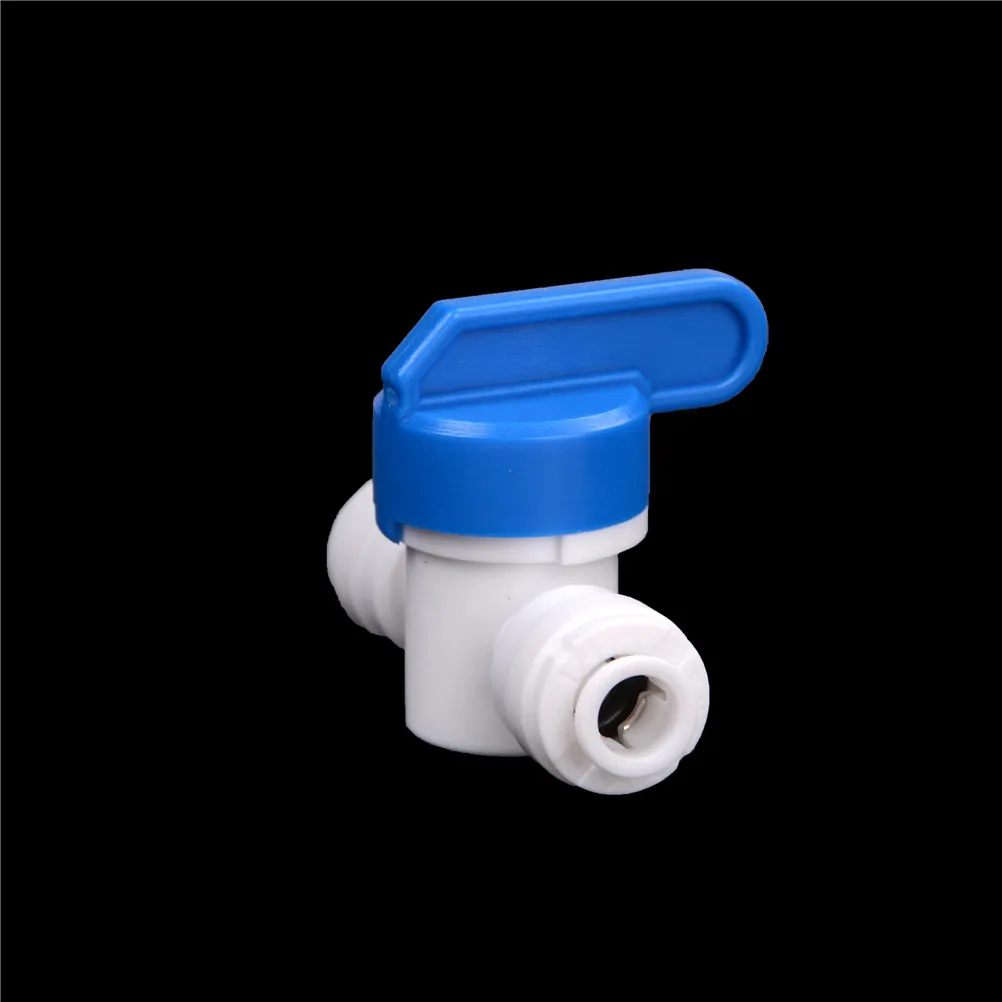 1/4 &quot 1/4&quot PE фитинги для труб шланг быстрое соединение шарового клапана воды Reveser
