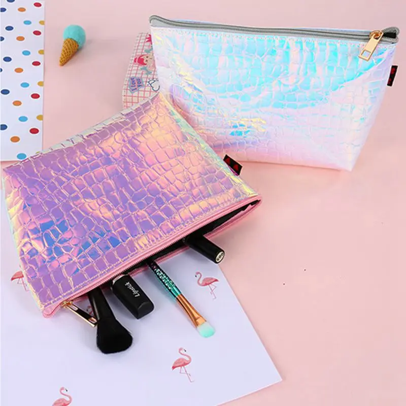 New Arrive Stone Pattern Cosmetic Bag Casual Laser Makeup Bag Clutch Necessarie Portable Zipper Waterproof Make Up Box New Arrive Stone Pattern Cosmetic Bag Casual Laser Makeup Bag Clutch Necessarie Portable Zipper Waterproof Make Up Box