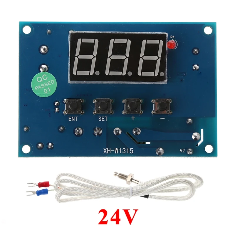 Цифровой термостат K-тип модуля AC 220 V/DC 12/24 V 30 градусов до + 999 градусов плате контроллера