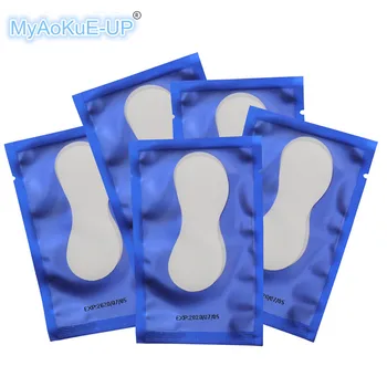 

Hydrogel Patches 50 Pairs Blue Packaging For Eyelash Extensions Grafted Lashes Make Up Tools Gourd Shape Disposable Eye Pads