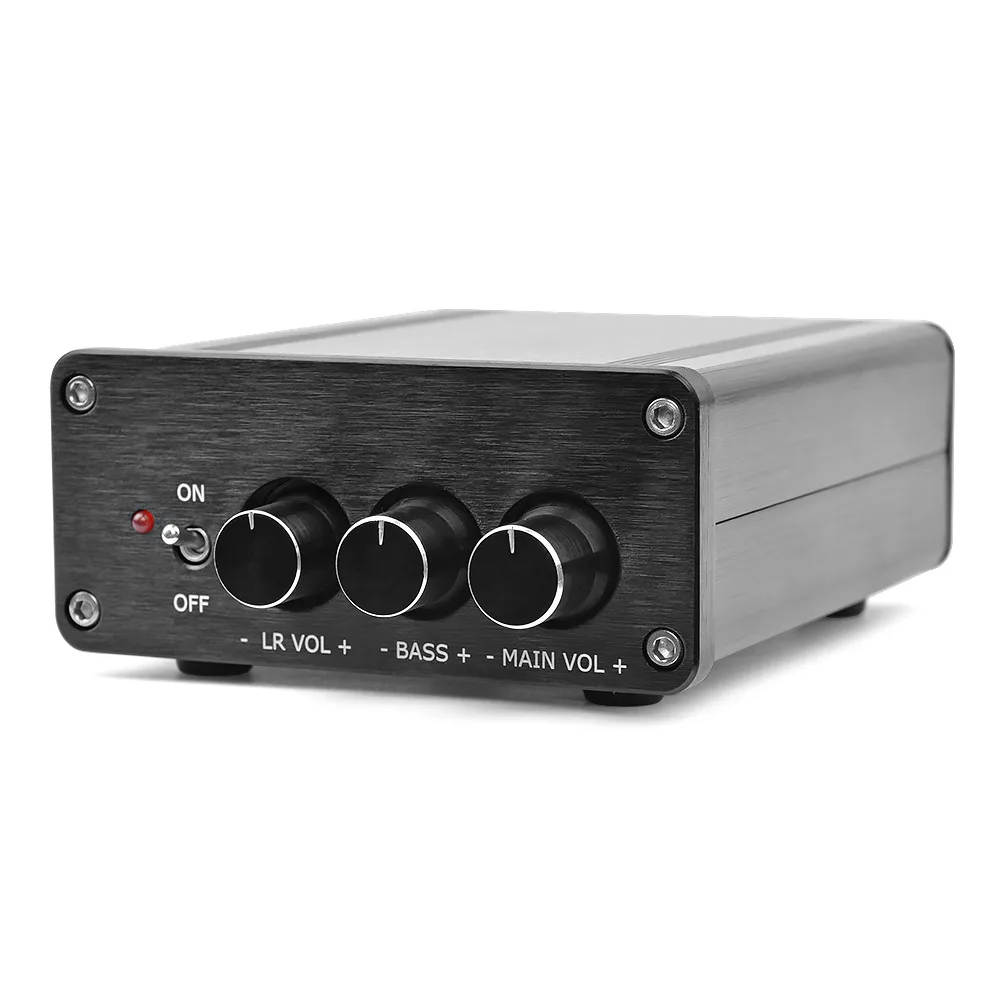 

AIYIMA Mini Digital Power Amplifier TPA3116 NE5532 2.1 Channel High Power Digital Audio Amplifier HiFi AMP 50W*2+100W