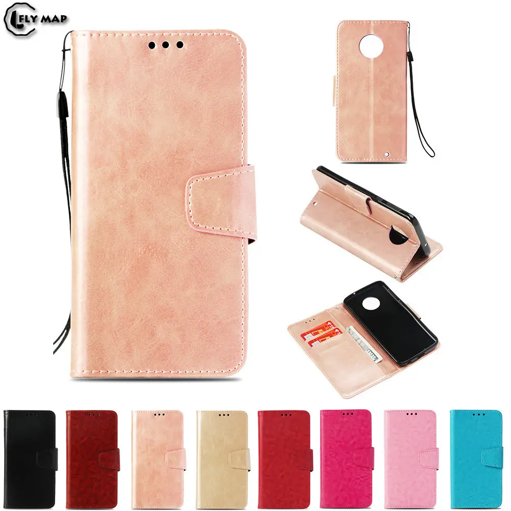 Vintage Flip Case for Motorola Moto G6 Plus XT1926-5 Wallet Card slot Phone Leather Cover for Moto G 6 Plus XT1926-6 XT1926-8