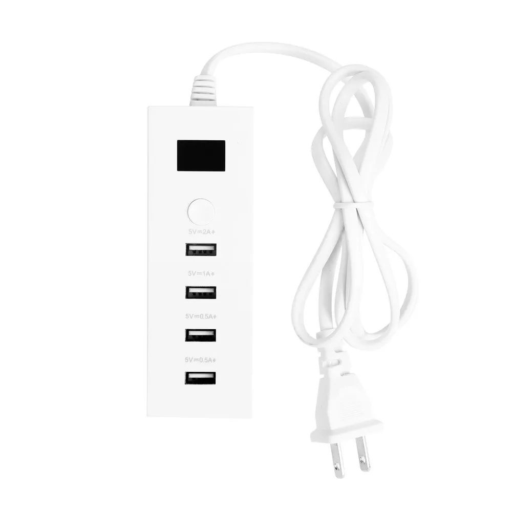 Лидер продаж Новая мода Белый USB 3,0 4-Порты и разъёмы Hub адаптер+ 5V 2.1A зарядки Порты и разъёмы светодиодный индикатор только для вас