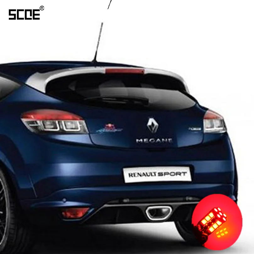 3 дверная Светодиодная лампа для Renault Megane III 2015 высокого качества 2X 30SMD стоп сигнал