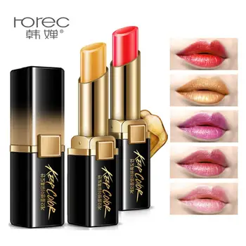 

Lip plump Golden Nourishing Moisturizing Lipstick Lip Gloss Lips Balm Waterproof Liquid Lipstick Moisturizer Smooth Lip Stick