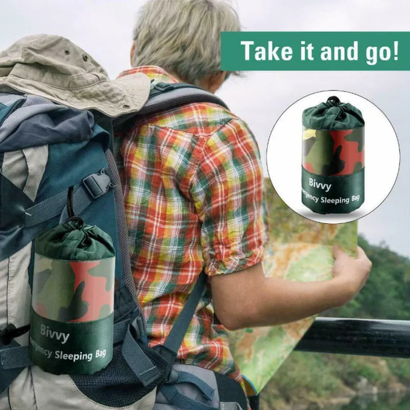 

New Hot Outdoor Accessories Camping Travel Hiking Portable Practical Sleeping Bag Emergency Sleeping Bag