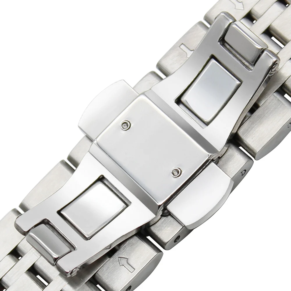 Нержавеющая сталь ремешок для часов 18 мм 20 мм 22 мм для Baume & Mercier часы полосы Quick Release ремешок Бабочка Пряжка наручные браслет
