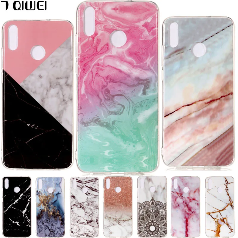 

6.5'' For Huawei Honor 8X Case Silicon Soft Granite Marble TPU Phone Case For Huawei Honor 8X Honor8X Case Cover 8 X X8 JSN-L21