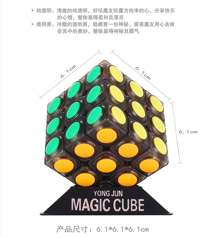 YONGJUN Cubo Magico 3x3x3 магический куб Neo SpeedCube Professional 3*3*3 куб головоломка игрушки для детей развивающий подарок