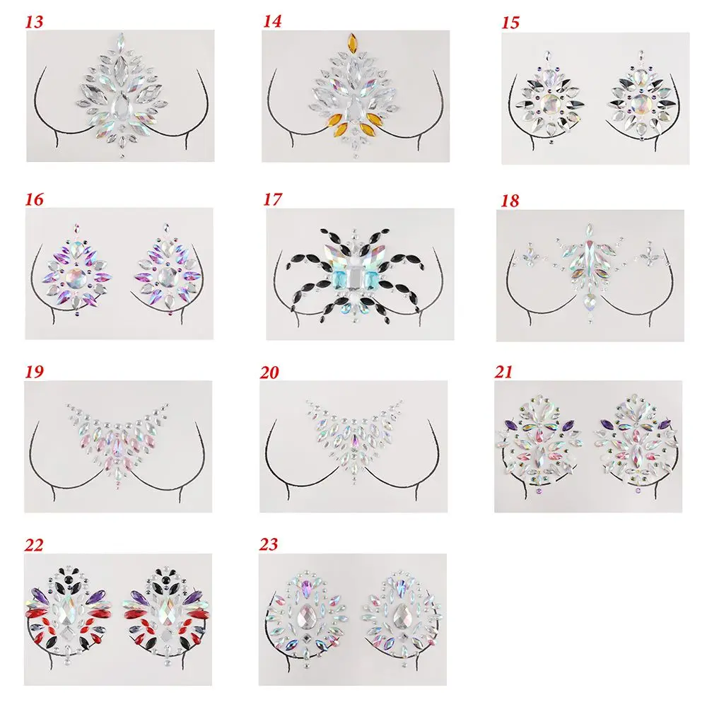 1 шт. горячий блеск драгоценный камень клейкая татуировка стикер 3D кристалл Татуировка Лицо Шея драгоценный камень Свадебная вечеринка Тело Макияж инструмент