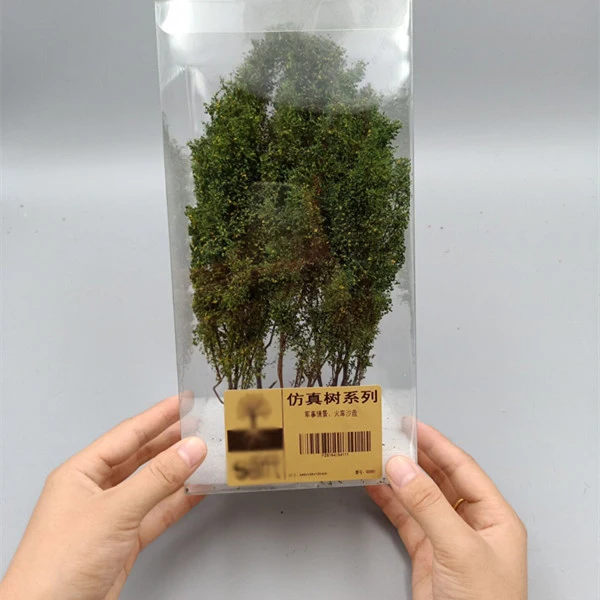 Beste Simulatie bomen vegetatie Trein railway Boom Model van Militaire Sc egrave;ne DIY materiaal Grote Boxed