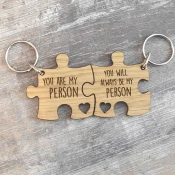 

You're My Person You'll Always Be My Person Grey's Anatomy Inspired Keyring Set