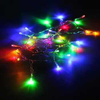 

4M 40-LED 3-Mode Battery Powered LED String Lights Decorative Lights For Christmas /Wedding /Party (Colorful Light)